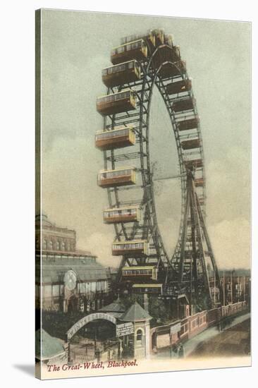 Ferris Wheel, Blackpool, England-null-Stretched Canvas