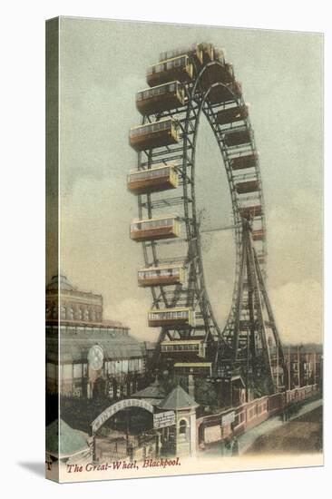 Ferris Wheel, Blackpool, England-null-Stretched Canvas