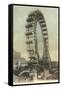Ferris Wheel, Blackpool, England-null-Framed Stretched Canvas