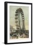 Ferris Wheel, Blackpool, England-null-Framed Art Print