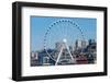 Ferris Wheel Buildings Waterfront Seattle Washington-BILLPERRY-Framed Photographic Print
