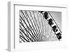 Ferris Wheel Bw-John Gusky-Framed Photographic Print