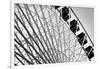 Ferris Wheel Bw-John Gusky-Framed Photographic Print