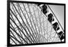 Ferris Wheel Bw-John Gusky-Framed Photographic Print