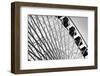 Ferris Wheel Bw-John Gusky-Framed Premium Photographic Print