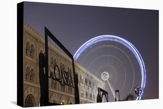 Ferris Wheel 'Eye of the Emirates' at the Amusement Park 'Al Qasba', Emirate of Sharjah-Axel Schmies-Stretched Canvas