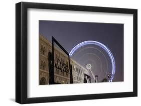 Ferris Wheel 'Eye of the Emirates' at the Amusement Park 'Al Qasba', Emirate of Sharjah-Axel Schmies-Framed Photographic Print
