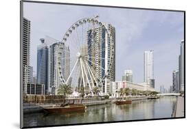 Ferris Wheel 'Eye of the Emirates' at the Amusement Park 'Al Qasba', Emirate of Sharjah-Axel Schmies-Mounted Photographic Print