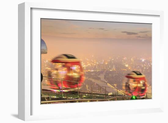 Ferris Wheel Near Top of Canton Tower, Observation Deck, Guangzhou, China-Stuart Westmorland-Framed Photographic Print