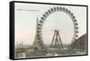 Ferris Wheel, Paris, France-null-Framed Stretched Canvas