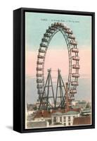 Ferris Wheel, Paris, France-null-Framed Stretched Canvas