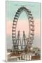 Ferris Wheel, Paris, France-null-Mounted Art Print