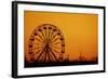 Ferris Wheel Sunset-sebra-Framed Photographic Print