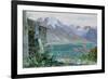 Ferritet, Lake Geneva, 1882-John William Inchbold-Framed Giclee Print