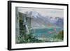 Ferritet, Lake Geneva, 1882-John William Inchbold-Framed Giclee Print