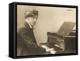 Ferruccio Benvenuto Busoni Italian Pianist and Composer-null-Framed Stretched Canvas