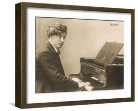 Ferruccio Benvenuto Busoni Italian Pianist and Composer-null-Framed Photographic Print