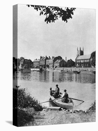 Ferry across the Thames to the 'London Apprentice' Inn, Isleworth, London, 1926-1927-McLeish-Stretched Canvas