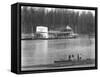 Ferry and river men in Vicksburg, Mississippi, 1936-Walker Evans-Framed Stretched Canvas