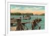 Ferry at Bemus Point, Chautauqua, New York-null-Framed Art Print