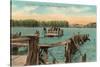 Ferry at Bemus Point, Chautauqua, New York-null-Stretched Canvas