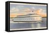 Ferry Between Seattle and Bremerton, Washington-null-Framed Stretched Canvas