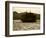 Ferry Boat at Sunset, Washington, USA-David Barnes-Framed Photographic Print