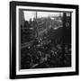 Ferry Boat Commuters from Staten Island Disembarking at Ferry Slip in Manhattan-Andreas Feininger-Framed Photographic Print