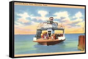 Ferry Boat, Galveston, Texas-null-Framed Stretched Canvas