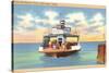 Ferry Boat, Galveston, Texas-null-Stretched Canvas