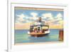 Ferry Boat, Galveston, Texas-null-Framed Art Print