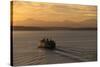 Ferry Boat in Elliot Bay-Paul Souders-Stretched Canvas