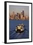 Ferry Boat in Elliot Bay-Paul Souders-Framed Photographic Print