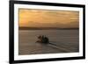 Ferry Boat in Elliot Bay-Paul Souders-Framed Photographic Print