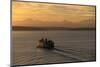 Ferry Boat in Elliot Bay-Paul Souders-Mounted Photographic Print