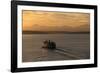 Ferry Boat in Elliot Bay-Paul Souders-Framed Photographic Print