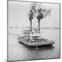 Ferry Boat on the Mississippi River-null-Mounted Photographic Print