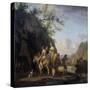 Ferry Boat-Adriaen van de Velde-Stretched Canvas