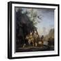 Ferry Boat-Adriaen van de Velde-Framed Art Print