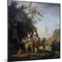 Ferry Boat-Adriaen van de Velde-Mounted Art Print