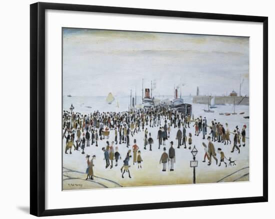 Ferry Boats, 1960-Laurence Stephen Lowry-Framed Giclee Print