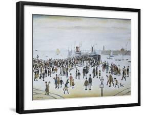 Ferry Boats, 1960-Laurence Stephen Lowry-Framed Giclee Print