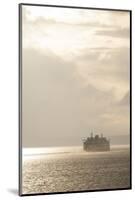 Ferry Boats Crossing Elliott Bay from Seattle, Washington-Greg Probst-Mounted Photographic Print