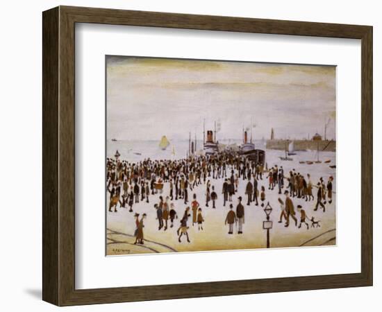 Ferry Boats-Laurence Stephen Lowry-Framed Art Print