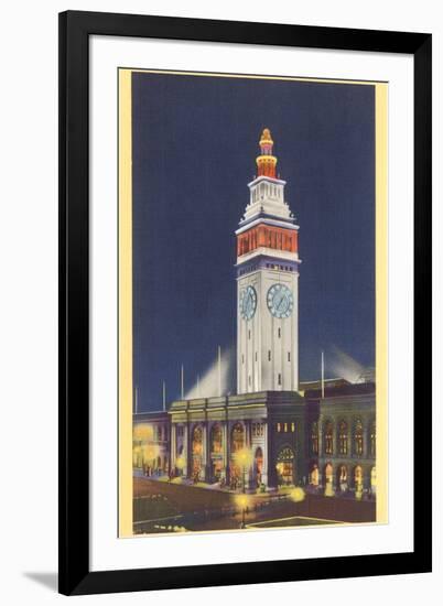 Ferry Building, San Francisco, California-null-Framed Art Print