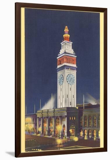 Ferry Building, San Francisco, California-null-Framed Art Print