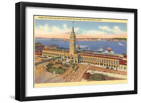 Ferry Building, San Francisco, California-null-Framed Art Print