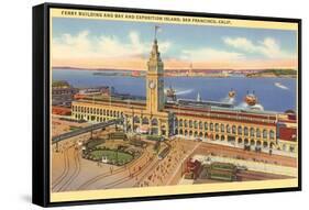 Ferry Building, San Francisco, California-null-Framed Stretched Canvas