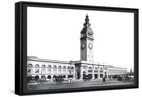 Ferry Building, San Francisco-William Henry Jackson-Framed Stretched Canvas