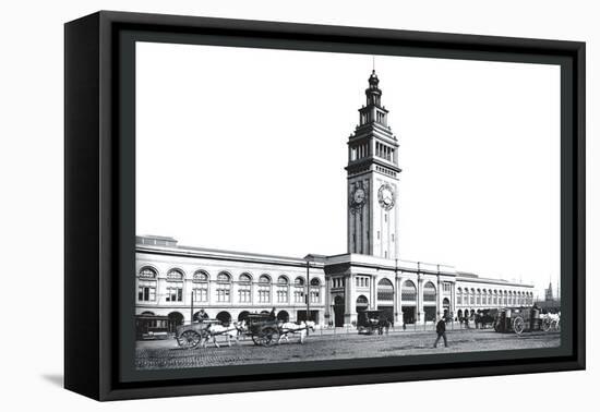 Ferry Building, San Francisco-William Henry Jackson-Framed Stretched Canvas